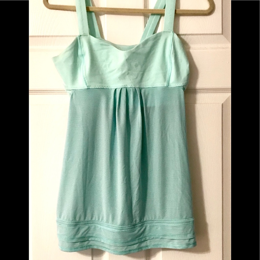 Lululemon “Back on Track” Tank - Aquamarine
